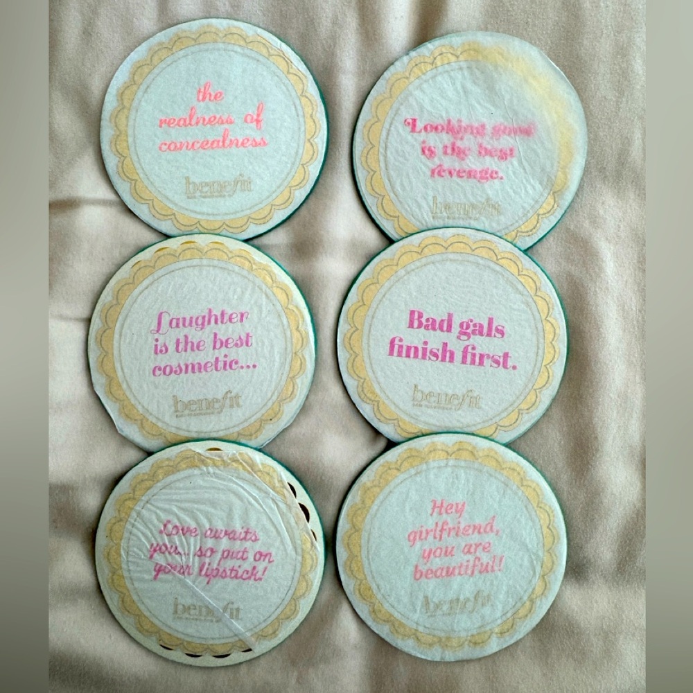 Benefit Cosmetics Coasters